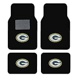 Newly Released Licensed Greenbay Packers Embroidered Logo Carpet Floormats. Logo on all 4 Mats.