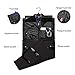ACSTEP Crospack Carry on Large Garment Bag for Travel,Upgraded 55L Suit Duffle Bag, Shoulder Garment Bags for Men Women Black