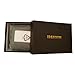 IDEAWIN Geniune Leather RFID Blocking Double Zipper Accordion style Card Wallet with ID Window Gift Box