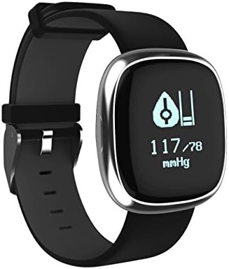 NSHK Smart Bluetooth Sphygmomanometer Bracelet Waterproof Fitness Tracker Blood Pressure Heart Rate Monitor Sports Business Watch Multifuctional Wristband
