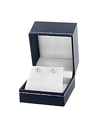 The Pearl Source - Pendientes de perlas cultivadas en agua dulce de oro de 14 quilates para mujer