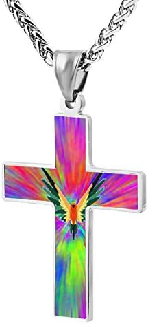 Logan-Paul Jewelry Zinc Alloy Chain Cross Pendant Necklace for Men Women with Necklace