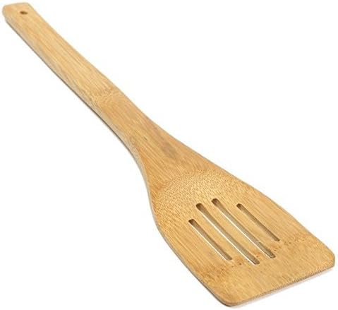 JMD StarPacks 12-Piece Kitchen Bamboo Cooking Utensil Set - Includes 100% Bamboo Turner, Spatula and Spoon