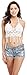 Bellady Women's Fringed Bikini Bra Tassel Crochet Bralette Bikini Tops Vest, White