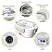 Vovoir Electric Heating Lunch Box 110V/12V 2 in 1 Portable Food Warmer Lunch Heater for Car Home Office with Removable Stainless Steel Food Container (Grey)