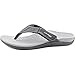 Vionic Men's Sandals Ryder Thong Orthaheel Technology Black Grey SZ 8