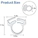 HENMI 6 PCS Sweep Hose Attachment Clamp Clasp Replacement Pool Hose Clamps,Compatible with Polaris Pool Cleaners 180 280 360 380 480 for Polaris Tail Clamp B15 B-15