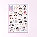 Youyouchard BTS Bangtan Boys,BTS Umbrella+BTS Keychain+Double-sided Pillow Case/Cushion Covers+ BTS Bracelet+Cosmetic Bag+Makeup Mirror+BTS Stickers,Bts Gift for Girls