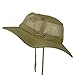 e4Hats.com Big Size Talson UV Mesh Bucket Hat - Khaki 2XL-3XL