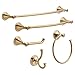 Delta Faucet 79746-CZ Cassidy Wall Mounted Towel Ring in Champagne Bronze, Bathroom Accessories