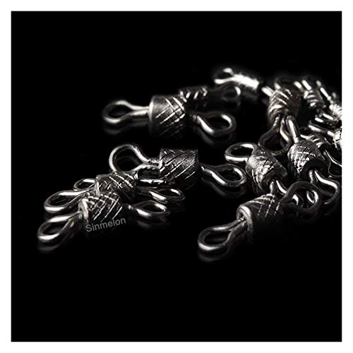 LaiYueShangMao Dauerhaft 50 Teile/los Angeln Schwefelwasserkugellager Swivel mit Sicherheit Snap Solid Ringe Rolling… – Bild 6