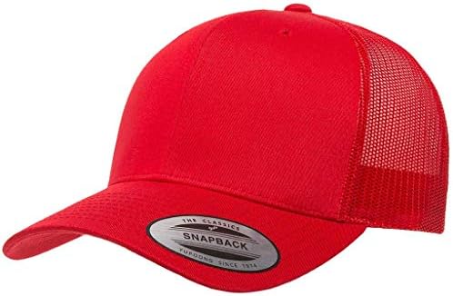 Running Partner Yupoong 6606 Curved Bill Trucker Mesh Snapback Hat with NoSweat Hat Liner