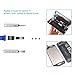 ORIA Screwdriver Set, 64 in 1 Precision Screwdriver Kit with 56 Bits, Magnetic Driver Kit, Professional Repair Tool Kit, Flexible Shaft for iPhone 8, 8 Plus, Smartphone, Game Console, Tablet, Blue