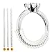 Invisible Ring Size Adjuster for Loose Rings, 16pcs Premium Ring Sizer Resizer with 3 Sizes, Clear Jewelry Guard Spacers Fittter Fit Almost Any Rings