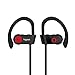 HIPPOX Bluetooth Headphones, Moov Waterproof V4.1 IPX7 Wireless Sports Earbuds Headset with Mic (Noise Cancelling) for iPhone Samsung Galaxy and Android Phones