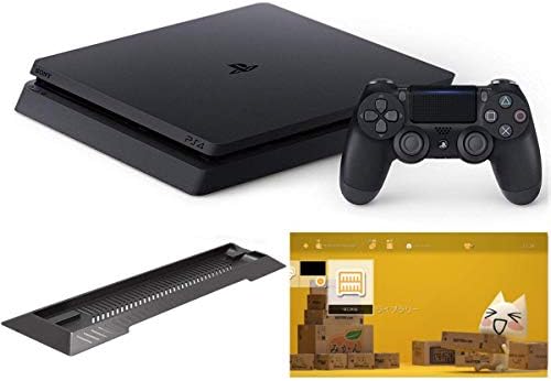 Playstation 4 ジェット ブラック 500gb Cuh 20ab01 Amazon Co Jp限定 アンサー Ps4用縦置きスタンド 付 オリジナルカスタムテーマ 配信