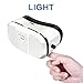 Merope Virtual Reality Headset 3D Glasses (White)