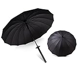 Japanese Samurai Sword Katana Umbrella,F.Dorla Auto Open Close Long Umbrella (24 Ribs)