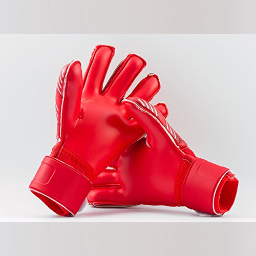 image for Coodoo Goalie Goalkeeper Gloves with Pro Fingersaves, Strong Grip for 