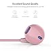 UiiSii U1 Earphones Wired In-ear Earbuds Headphones with Microphone Stereo Corded Headset (Pink)
