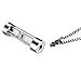 AMIST Hourglass Blood Vial Necklace Kit Cremation Jewelry for Ashes Necklace Glass Vial Pendant Urn Necklace