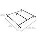 Best Choice Products Folding Adjustable Portable Metal Bed Frame for Twin, Full, Queen Sized Mattresses and Headboards with Center Support, Locking Wheel Rollers, Black