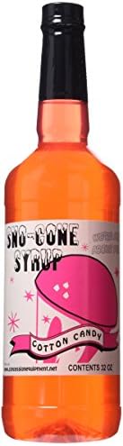 Snow Cone & Shave Ice Syrup 32oz RTU (Pink Cotton Candy)