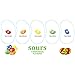 Jelly Belly 5-Flavor Sours Jelly Beans 1lb (1 pound ) in resealable stand-up bag
