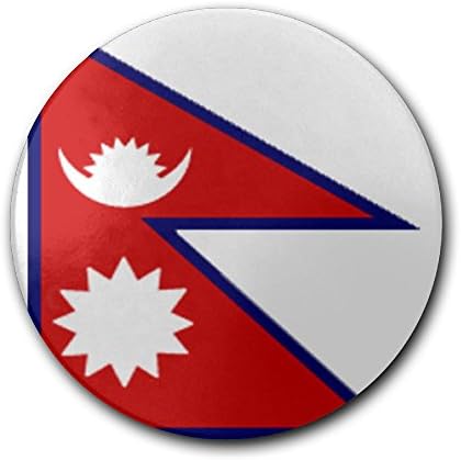 Loveoorheebe65 Premium Quality Round Coffee Bar Coasters Flag Of Nepal Cork Ceramic Coasters Round Tea Cup Mat Drink Coasters