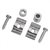 Kmise A0536 String Tree Guide Retainer Body Custom Chrome for Fender Strat Tele Replacement