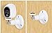 Security Wall Mount- Adjustable Indoor/Outdoor Mount Compatible with Arlo, Arlo Pro, Arlo Pro 2 and Other Compatible Models — by Dropcessories (1 Pack, White)