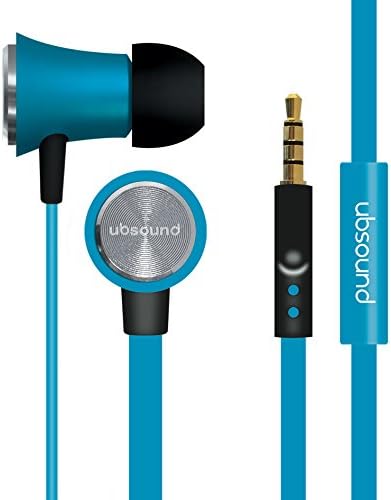 UBSOUND Fighter High Quality Aluminum in-ear Earphones - Blue
