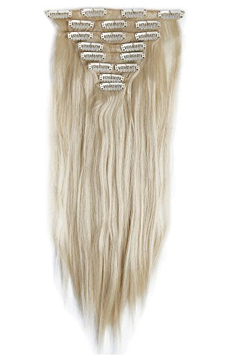 3-5 Days Delivery 8Pcs 18 Clips 17-26 Inch Curly Straight Full Head Clip in on Hair Extensions Hairpiece 27colors