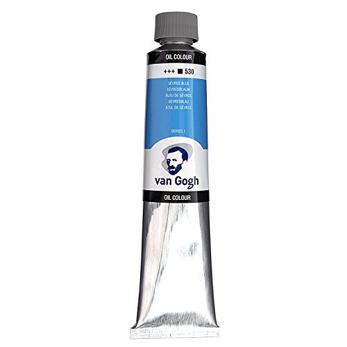 Royal Talens Van Gogh Artists' Oil Color, 200ml Tube, Sevres Blue (02085303)