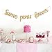 Gold Glitter Same Pen-is Forever Bachelorette Party Decorations Banner (Pre-Strung) - Hen Party Decorations Banner Sign for Bridal Shower