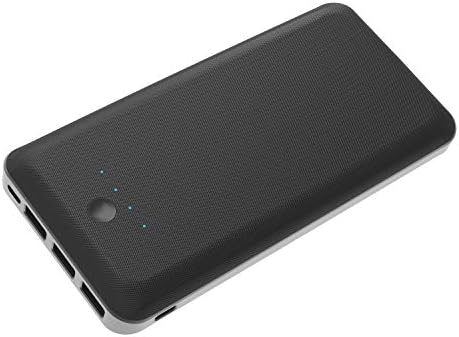 Portable Charger TECNICPRO 26800mAh Power Bank 5.8A 3Port Output /5A Dual Input (Micro +USB C) Compatible with iPhone, iPad Samsung Galaxy, Android Smart Devices and More- Black