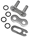 RK Racing Chain 520SO O-Ring Chain Steel Finish Clip-Type Connecting Link primary