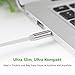 UGREEN 3.5mm Auxiliary Audio Jack to Jack cable 90 Degree Right Angle for Apple iPhone, iPod, iPad, Samsung,Smartphones & Tablets and Speakers,24K Gold Plated Male to Male (10FT, White)