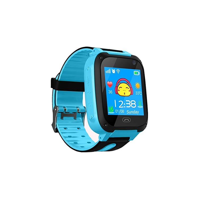 [Free SIM Card] Kid Smart Watch GPS Tracker Best Phone Watch for Boys