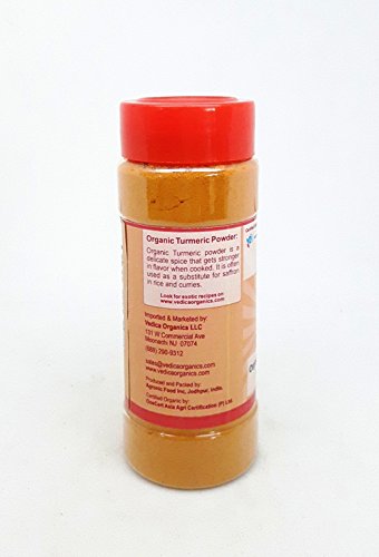 Vedica Organics - Organic Turmeric (Curcumin) Spice Powder (3 oz)