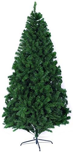 6ft Natual Artificial Chrismas Tree Made of FISRT CLASS PVC MATERIAL With Full Tips(1000) Solid Strong Metal Leg