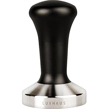 LuxHaus 58mm Espresso Tamper - Premium Barista Coffee Tamper with 100% Flat Stainless Steel Base