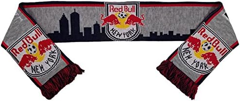 MLS New York Red Bulls Official Skyline Scarf, Gray, One Size