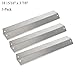GasSaf Heat Plate Replacement for Chargriller 5050, 3001, 3008, 3030, 4000, 4208, 5252, King Griller 3008, 5252 Gas Grill, 18 15/16 inch Stainless Steel Heat Shields Tent BBQ Flame Tamers(3-Pack)