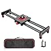 Neewer Camera Slider Carbon Fiber Dolly Rail, 19.7 inches/50 Centimeters with 4 Bearings for Smartphone Nikon Canon Sony Camera 12lbs Loading