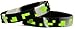 Gypsy Jade's Pixel Style Miner Video Game Silicone Wristbands - Great for Mining Style and Pixelated Video Game Parties! (8-Pack)