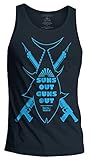 Born of Water Apparel: Suns Out Guns Out Shirt: Spearfishing Tank Top - Freedive | Scuba Dive | Spearfish