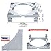 YOMYM Universal Mobile Base with 4 Strong Feet Multi-Functional Adjustable Base for Adjustable Dryer, Washing Machine and Refrigerator (Large)