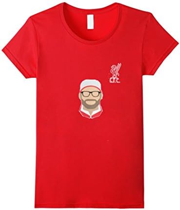 Women's LiverpoolFC t shirt xmas men kid women Jurgen Klopp  Small Red