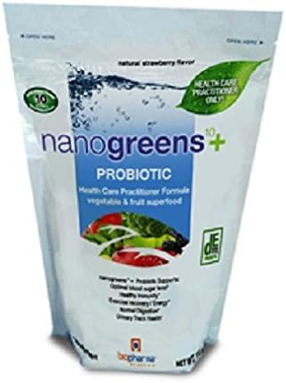 BioPharma Scientific, nanogreens10+Probiotic 10.6 oz
